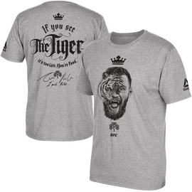 Футболка Reebok UFC Conor McGregor Tiger Face T-Shirt Gray