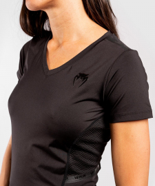 Женская спортивная футболка Venum G-Fit Dry Tech T-Shirt Black Black, Фото № 4
