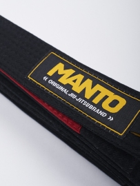 Пояс для кімоно MANTO Original BJJ Belt Black, Фото № 2