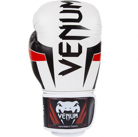 Боксерские перчатки Venum Elite Boxing Gloves White, Фото № 2