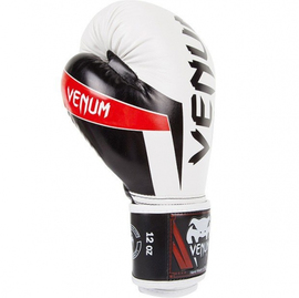 Боксерские перчатки Venum Elite Boxing Gloves White, Фото № 3