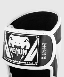 Захист гомілки Venum Elite Standup Shinguards Black White, Фото № 3