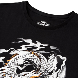 Футболка Venum Dragons Flight T-shirt Black White, Фото № 4
