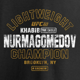 Футболка Reebok UFC Fanatics Branded Khabib Nurmagomedov UFC 223 Black, Фото № 3
