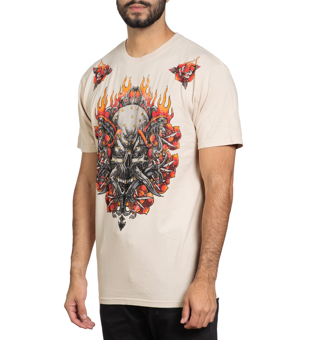 Affliction Toxic Tavern Cream T-shirt price