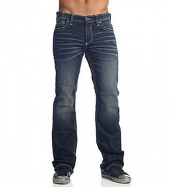 Джинсы Affliction Blake Paneled Rough Fleur Jeans, Фото № 2