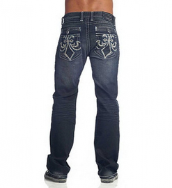 Джинсы Affliction Blake Paneled Rough Fleur Jeans, Фото № 3