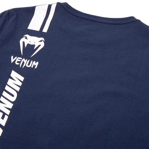 Venum Logos T shirt Navy Blue White size