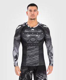 Venum Gorilla Jungle Rashguards Long Sleeves Black White