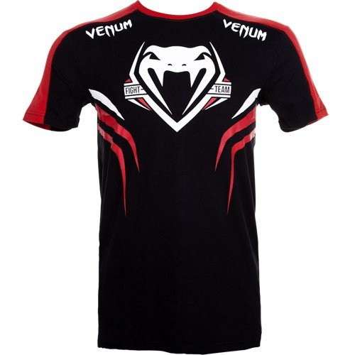 Футболка Venum Shockwave 2 T-shirt Black-Red фото