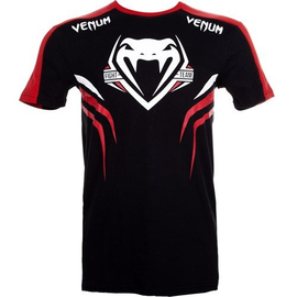 Футболка Venum Shockwave 2 T-shirt Black-Red, Фото № 4
