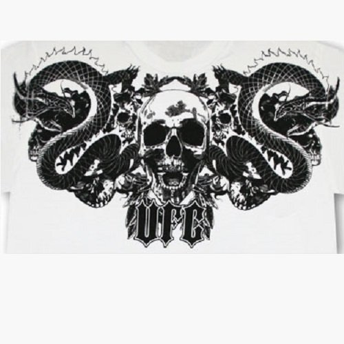 UFC Skull Dragon T-Shirt White buy