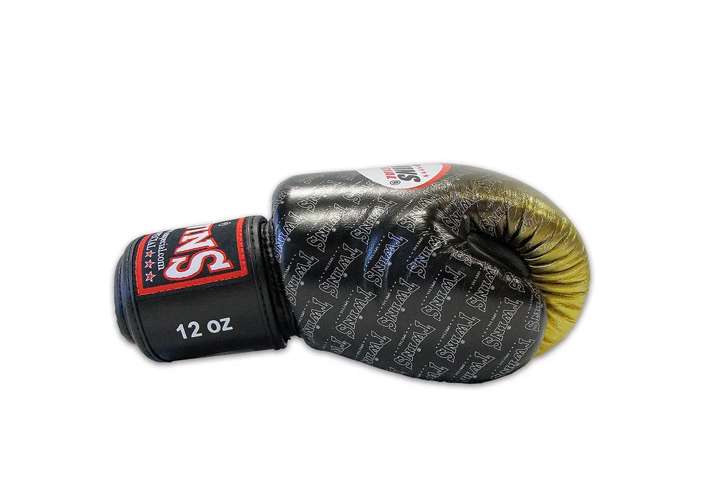 Боксерські рукавиці Twins Fancy FBGVL3-TW1 Dragon Black-Gold ціна