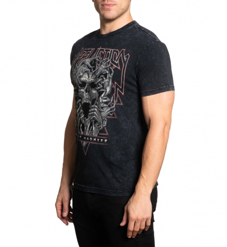 Футболка Affliction Sonic Madness Black Lava Wash ціна