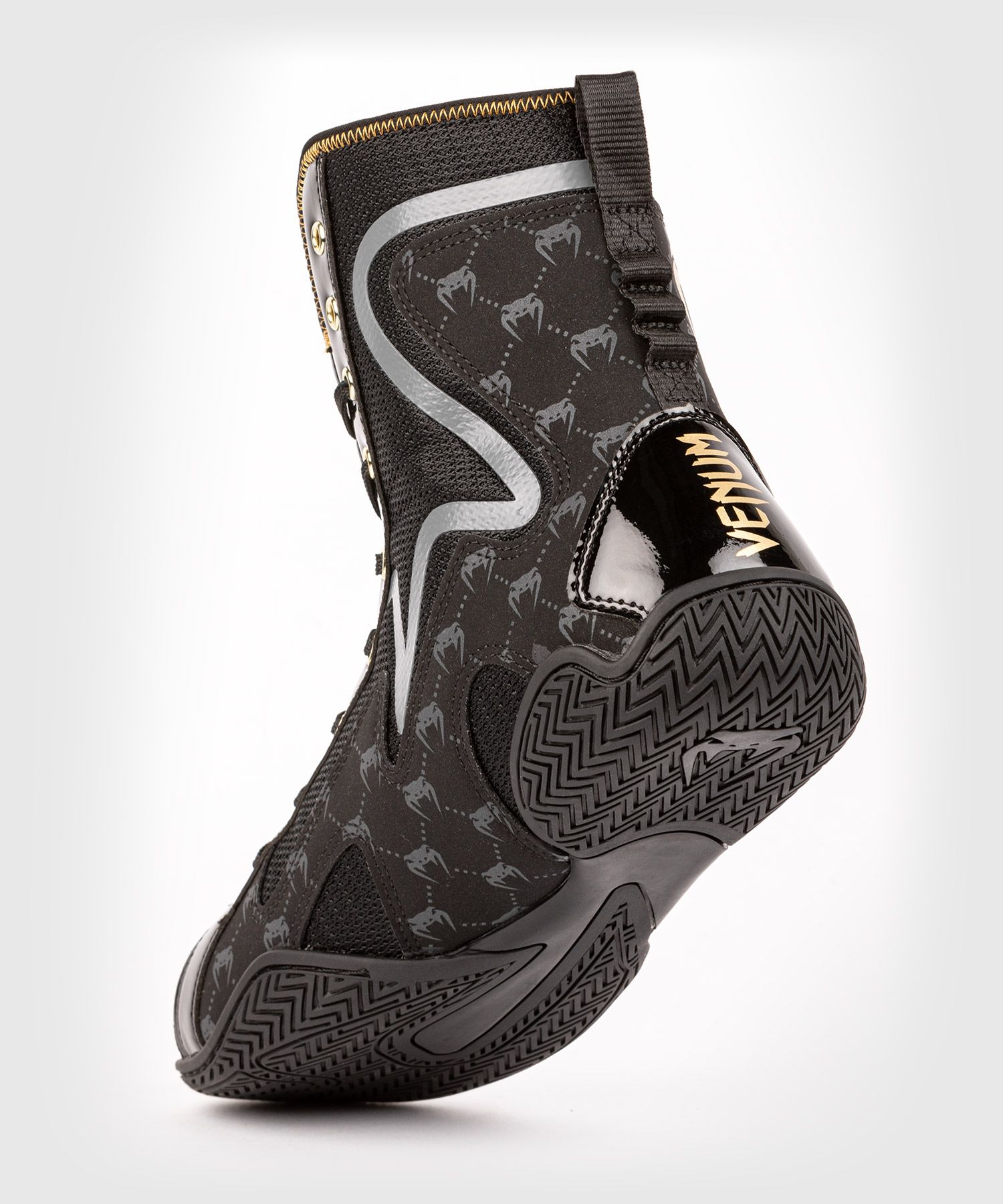 Venum Elite Evo Monogram Boxing Shoes Black photo