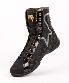 Боксерки Venum Elite Evo Monogram Boxing Shoes Black, Фото № 3