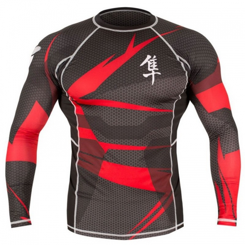 Rashguard Hayabusa Metaru L/S - Black Red price