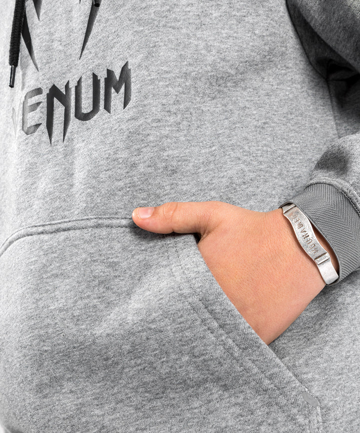 Venum Classic Hoodie For Kids Light Heather Grey photo