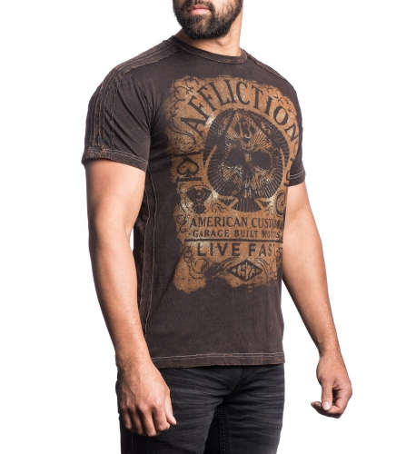 Футболка Affliction Gas Guzzler T-Shirt фото