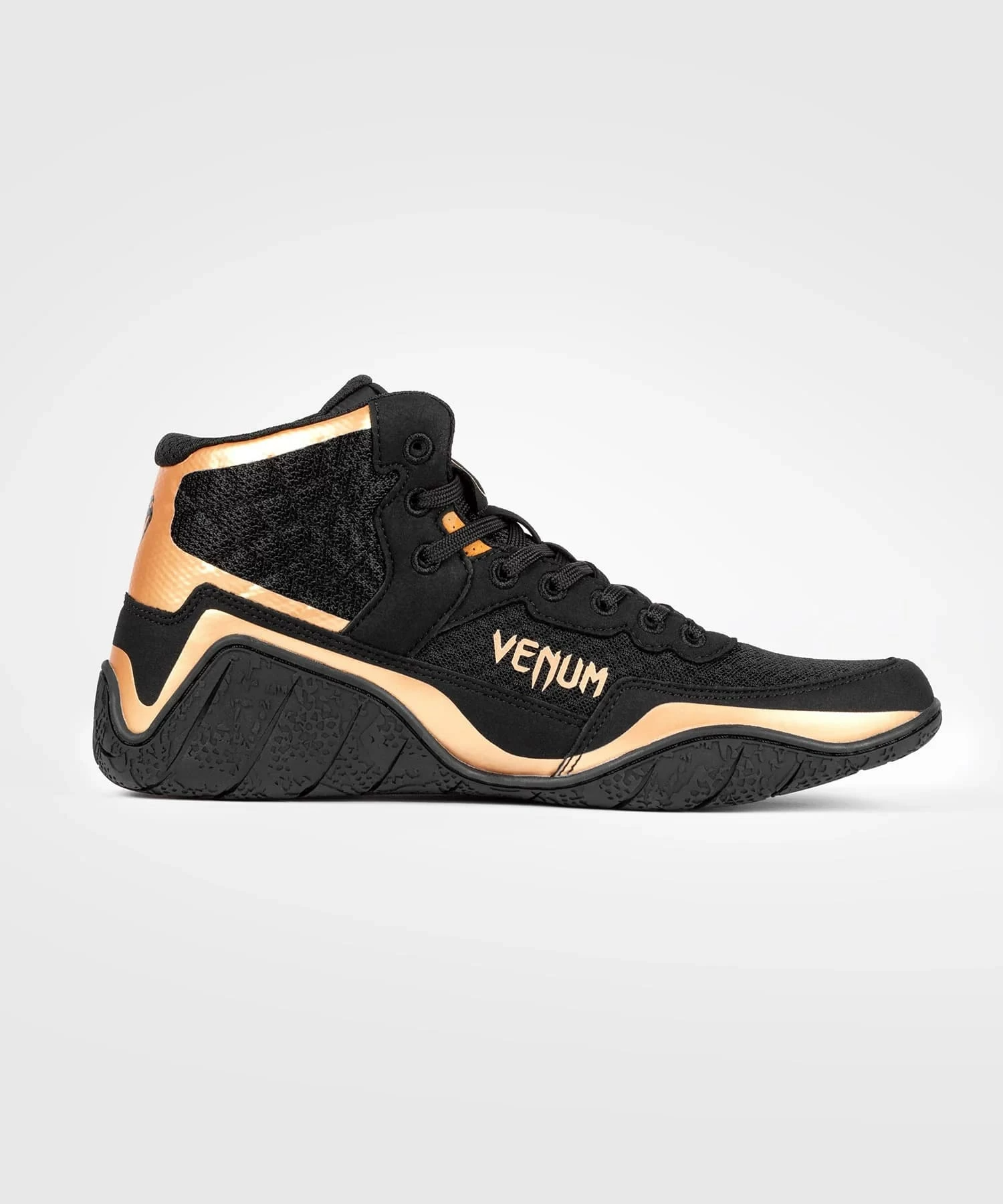 Борцівки Venum Elite Wrestling Shoes Black Bronze ціна