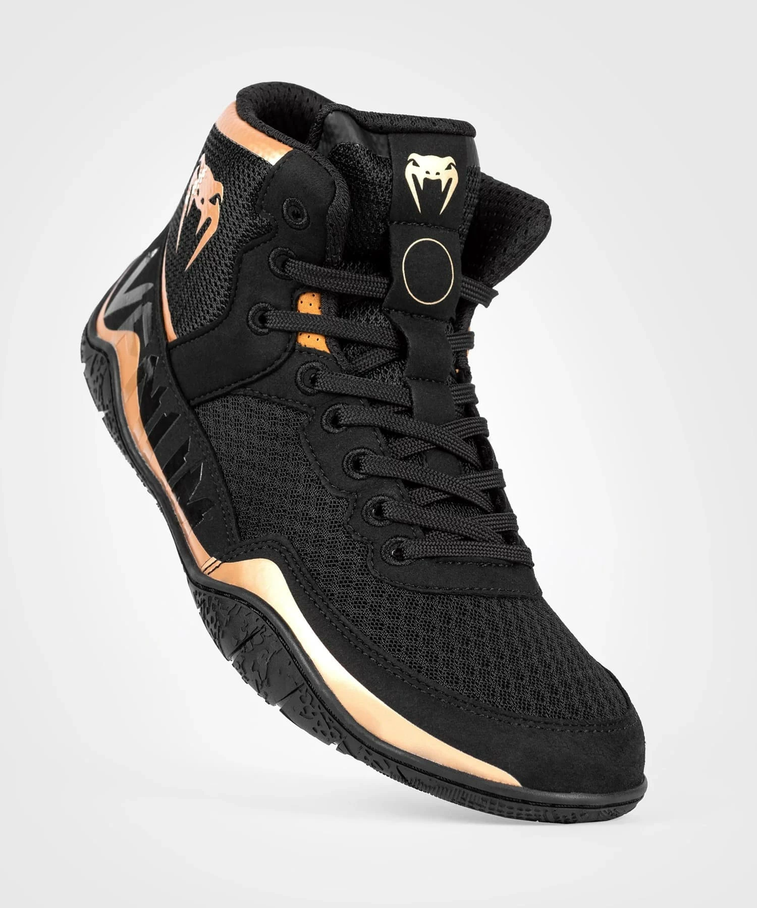 Борцівки Venum Elite Wrestling Shoes Black Bronze купити