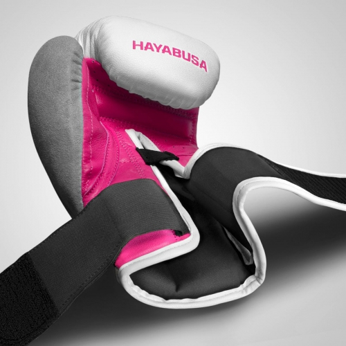 Боксерские перчатки Hayabusa T3 Boxing Gloves White Pink купить