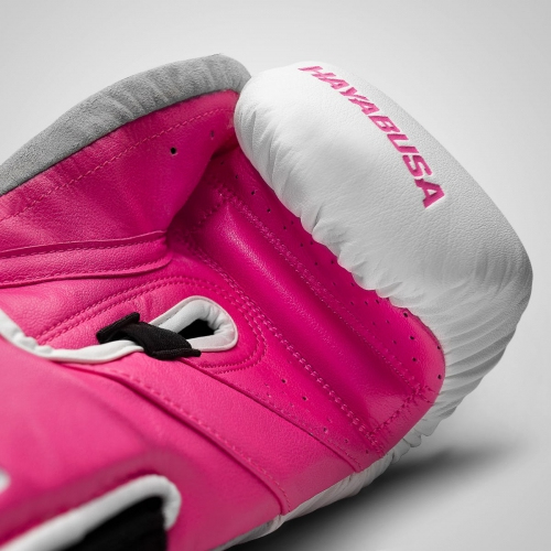 Боксерские перчатки Hayabusa T3 Boxing Gloves White Pink фото