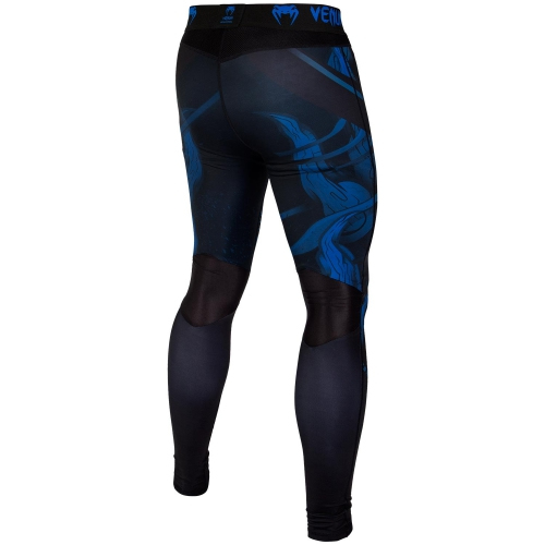Compression pants Venum Devil Spats Blue Black photo