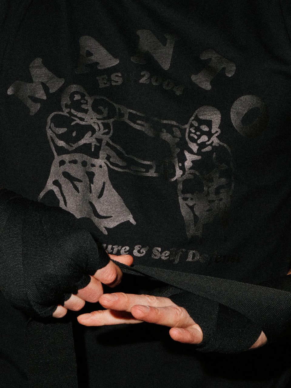 Футболка MANTO T-shirt BOXEO Black оригинал