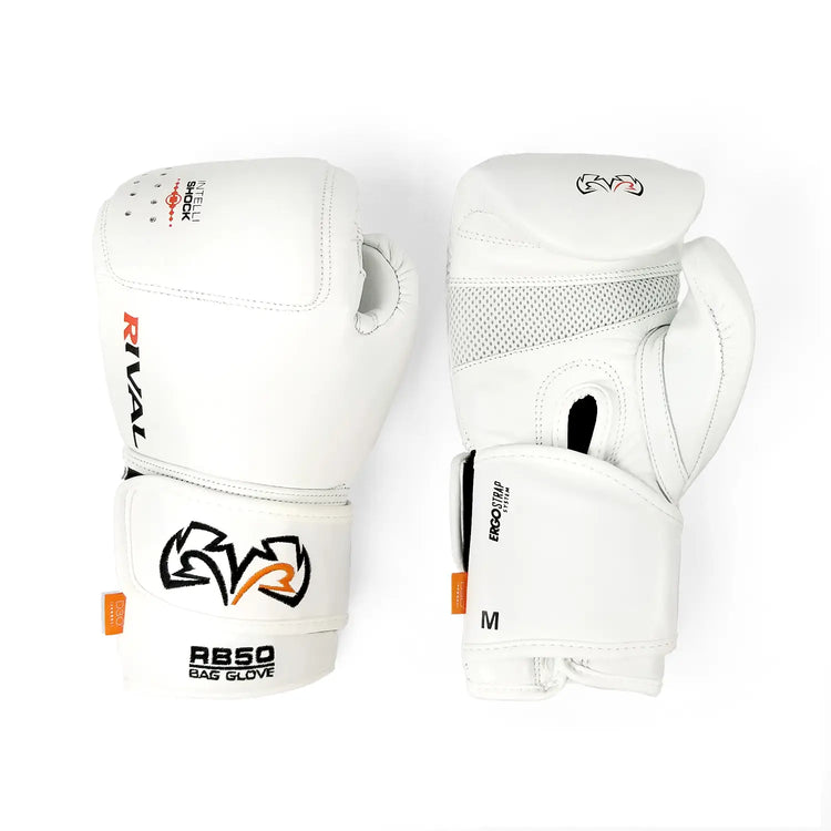Снарядні рукавиці Rival RB50-Intelli-Shock Bag Gloves White ціна