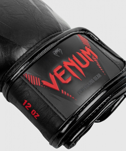 Боксерські рукавиці Venum Impact Boxing Gloves Black Red ціна
