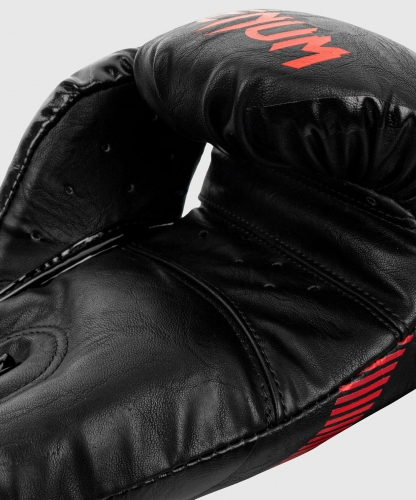 Боксерські рукавиці Venum Impact Boxing Gloves Black Red фото