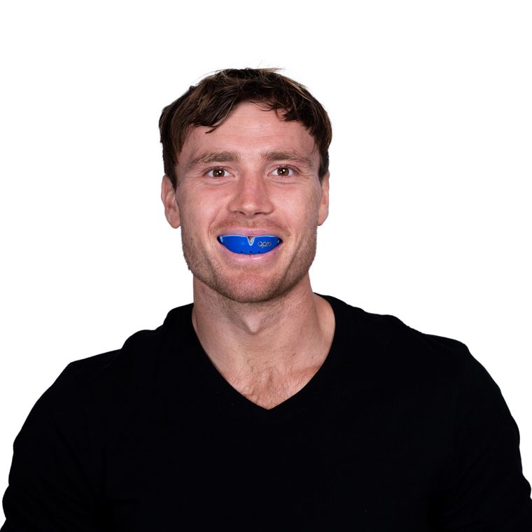 OPRO GEN5 Silver Level Dark Blue & Blue mouthguard buy