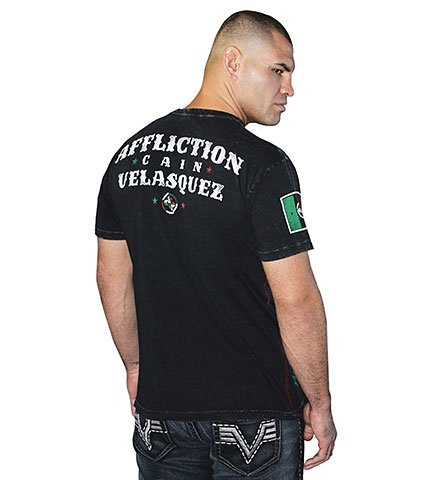 Affliction Cain Velasquez UFC 166 Revolutionary T-shirt - Black buy