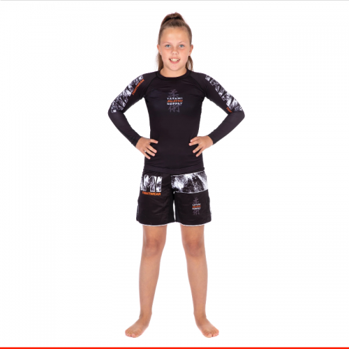 Детский рашгард Tatami Kids Tropic Black Long Sleeve Rash Guard ціна