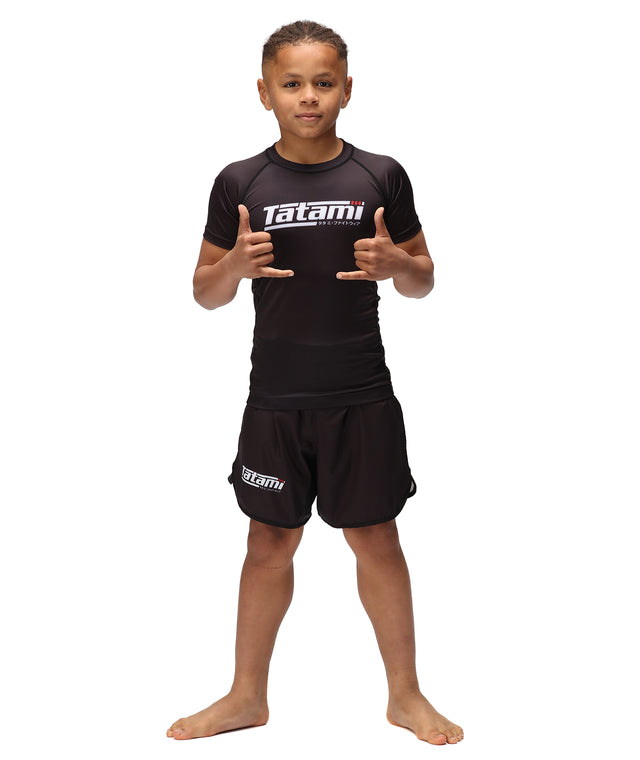 Дитячий рашгард Tatami Kids Recharge Black фото