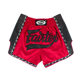 Thai shorts Fairtex BS1703 Red Black