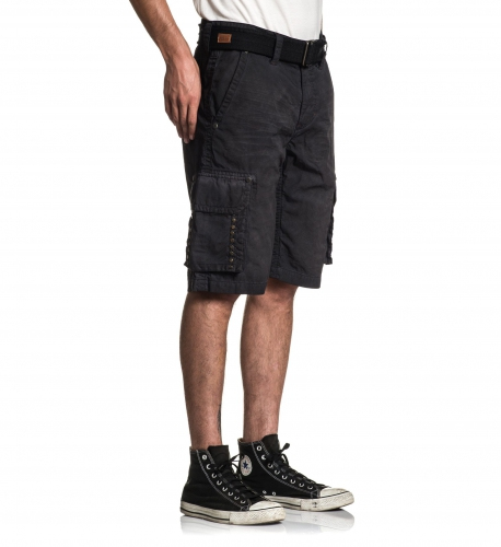 Шорты Affliction Optimal Cargo Shorts Black цена