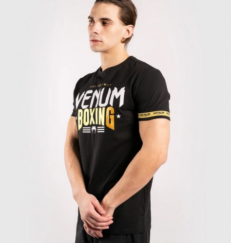 Футболка Venum BOXING Classic 20 Black Gold ціна