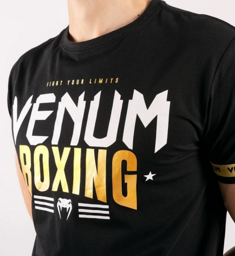Футболка Venum BOXING Classic 20 Black Gold фото