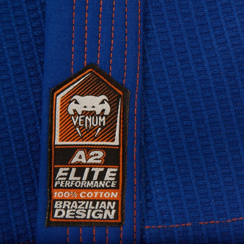 Кимоно для джиу-джитсу Venum Elite BJJ GI Royal Orange размер