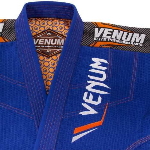 Кимоно для джиу-джитсу Venum Elite BJJ GI Royal Orange цена