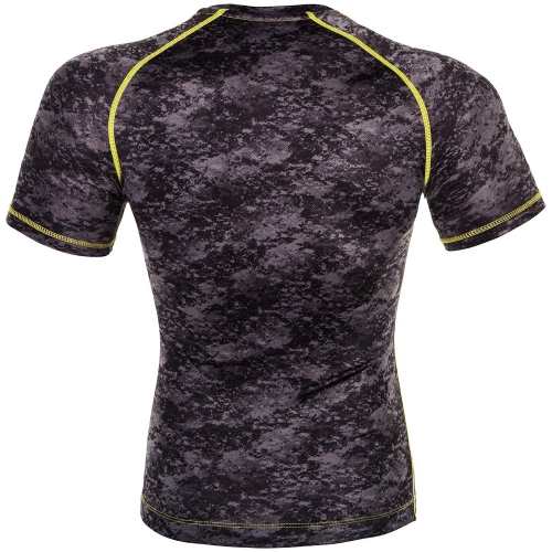 Рашгард Venum Tramo Rashguard Short Sleeves Black Yellow купити