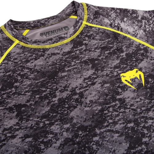 Рашгард Venum Tramo Rashguard Short Sleeves Black Yellow оригінал