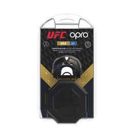 Дитяча капа OPRO Self-fit UFC GEN2 Gold Youth Black Gold купити