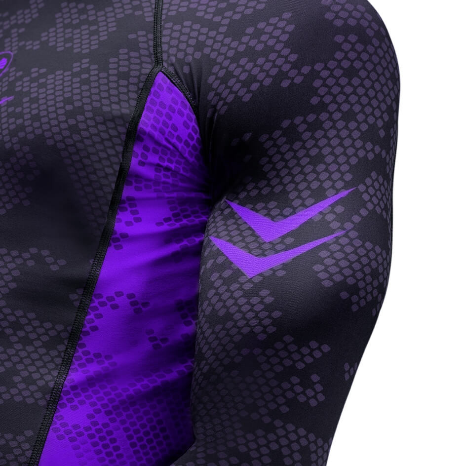 Hayabusa Arrow Ranked Long Sleeve Rashguard Purple photo