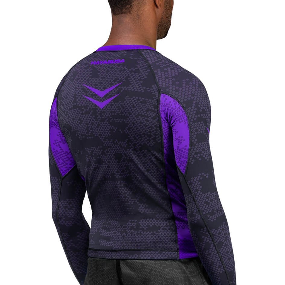 Hayabusa Arrow Ranked Long Sleeve Rashguard Purple buy