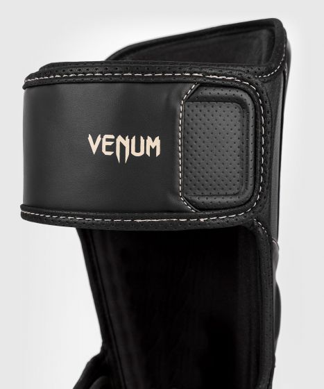 Venum Impact Evo Shinguards - Black Beige leg protection photo