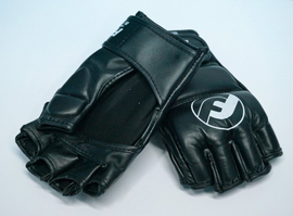Перчатки MMA Free-Fight Gloves Black c защитой пальца, Фото № 3