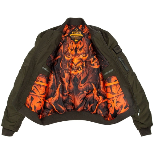 Venum Devil Polyester Jackets Khaki bomber jacket cost